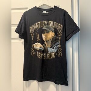 BRANTLEY GIBERT Black Graphic Concert T-Shirt